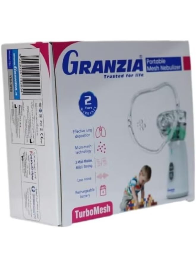 Granzia TurboMesh Nebulizer – Ultra-Fine Mist & Easy-to-Use Mesh Device for Daily Breathing Support - Image 2
