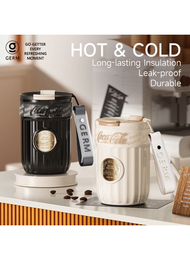 GERM Coca-Cola Vacuum Coffee Cup – Red 400ml | Official Coca-Cola Licensed | Stainless Steel Insulated Tumbler | Keeps Drinks Hot & Cold | GERM - Image 4