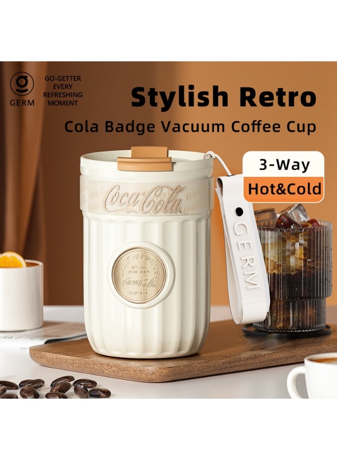 GERM Coca-Cola Vacuum Coffee Cup – Red 400ml | Official Coca-Cola Licensed | Stainless Steel Insulated Tumbler | Keeps Drinks Hot & Cold | GERM - Image 2