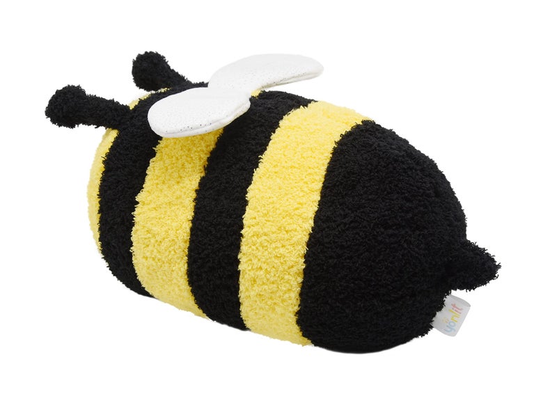 YONLIT Fuzzy Bumblebee Stuffed Animal with Smile Face and White Wings Super Cute Plush Bee Toy Excellent Gifts for Kids or Honey 12 Inch - Image 5