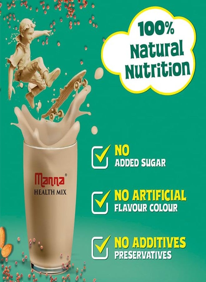 Manna Health Mix | 100% Natural Drink for Kids | 14 Natural Ingredients | Millets | Sathu Maavu | Porridge Mix | No Sugars & No Additives 907g / 2lb - Image 5