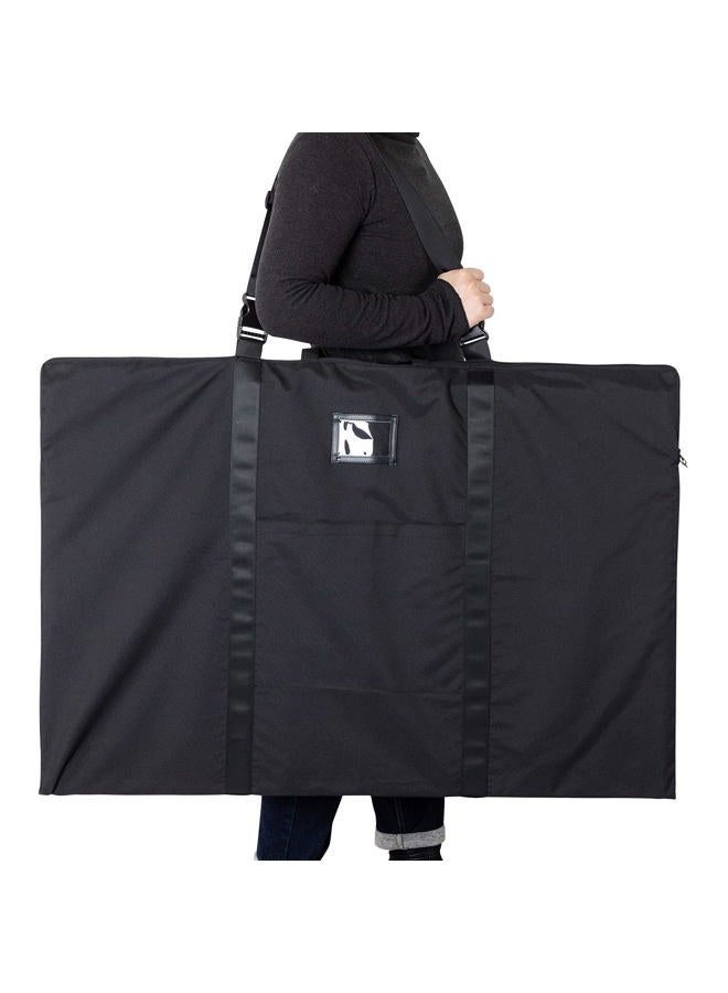 BERYA Large Size Art Portfolio Bag with Nylon Shoulder, 24 x 36 inches Light Weight Poster Storage Bag Board Holder with Handle and Zipper for Poster, Sketching and Drawing - Image 2