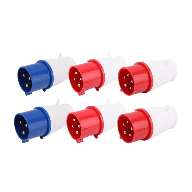 1 PCS 16/32/63A Industrial IP44 Three-Phase Four-Wire 3/4/5 core Waterproof Aviation(0233 core 32A Hollow)