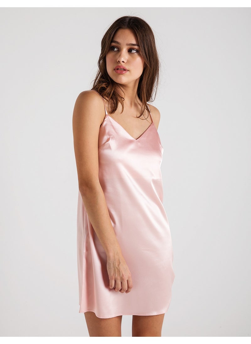 Magic Form - 7270 Plain Satin Nightgown - Image 1