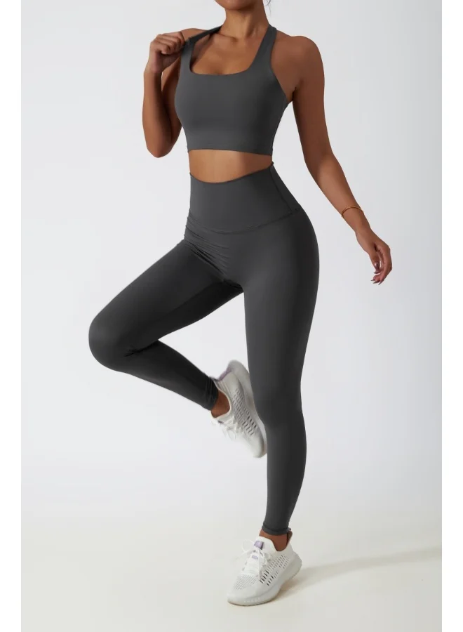 KAWN.YOGA Womens High Waist Contour Workout sport Leggings Yoga Pants Tummy Control Running Pants.