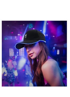 SYOSI Led Hat Light Up Baseball Cap with 11 Flashing Modes Glow Rave Party Hat for Festival Hip-hop Club (Black)  - Image 5