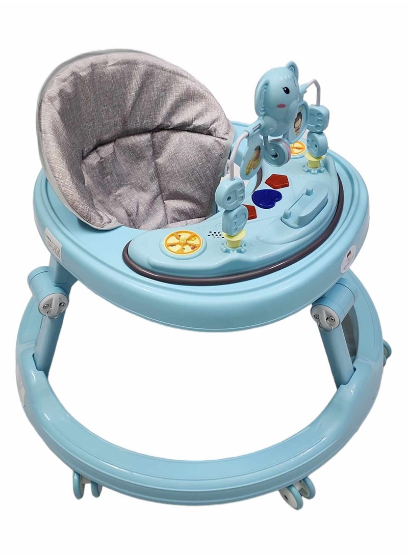 BABYCARA Baby Walker Multifunctional Anti-Rollover Anti-O Folding 6-18 Months with Music and Phone Stand  - Image 3