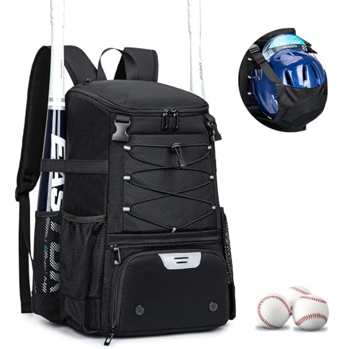 KAVIGOR Baseball Bag for Youth and Adult Softball Backpack 40L Large Capacity Bat Backpack with Shoes Compartment and Hidden Helmet Holder - Image 1