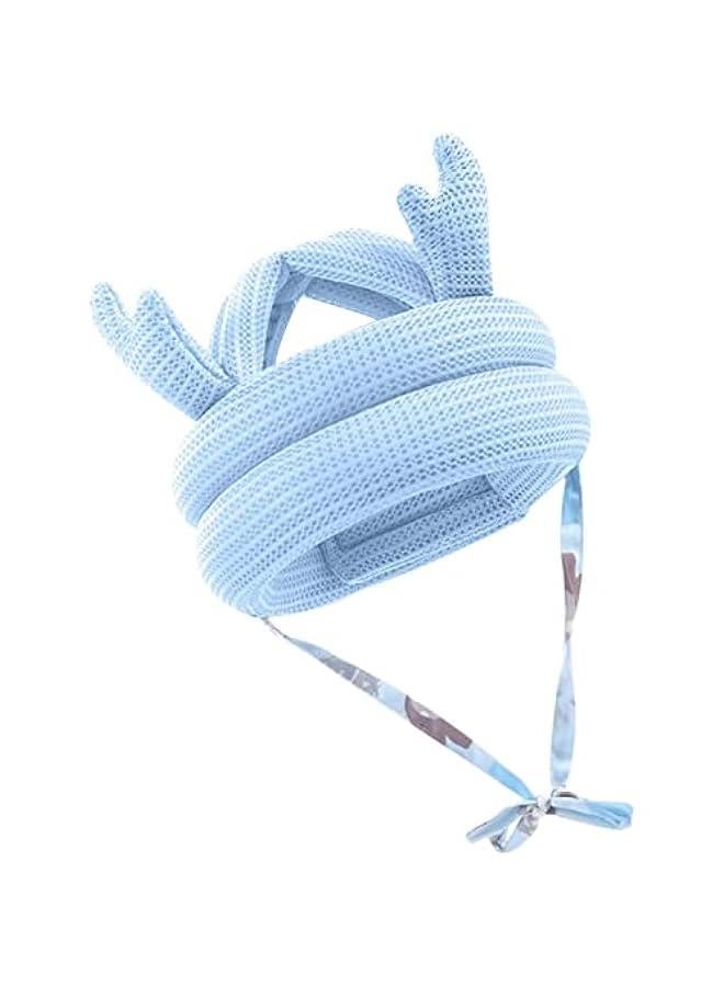 Gonice Baby Head Protector,  Baby Safety Helmet Head Protector, Infant Toddler No Bumps Safety Helmet Head Cushion Bumper Bonnet with Padding,Adjustable Protective Cap Infant Baby Safety Headguard (Blue) - Image 2