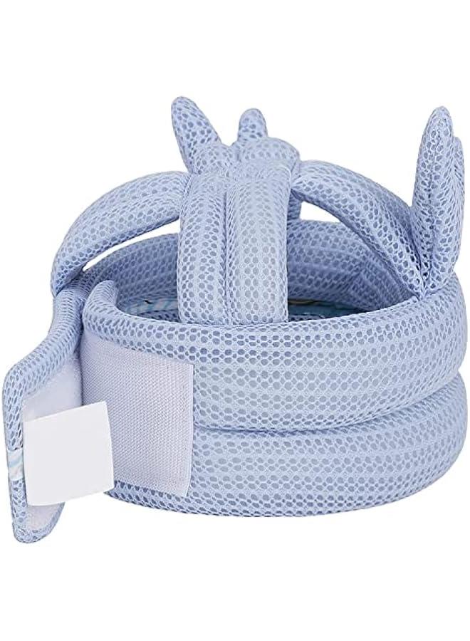 Gonice Baby Head Protector,  Baby Safety Helmet Head Protector, Infant Toddler No Bumps Safety Helmet Head Cushion Bumper Bonnet with Padding,Adjustable Protective Cap Infant Baby Safety Headguard (Blue) - Image 4