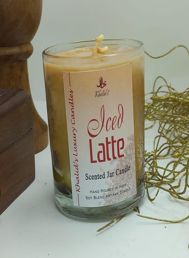 Khalid's Iced Latte Soy Candle | Naturally Scented Candles | Coffee | Eco Friendly Pure Natural Candle - Image 2