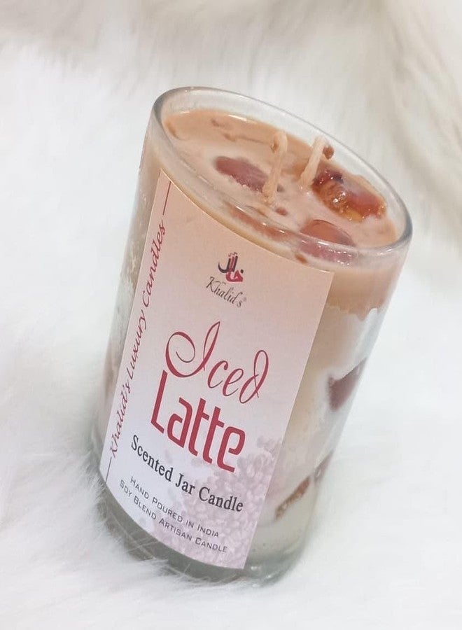 Khalid's Iced Latte Soy Candle | Naturally Scented Candles | Coffee | Eco Friendly Pure Natural Candle - Image 1