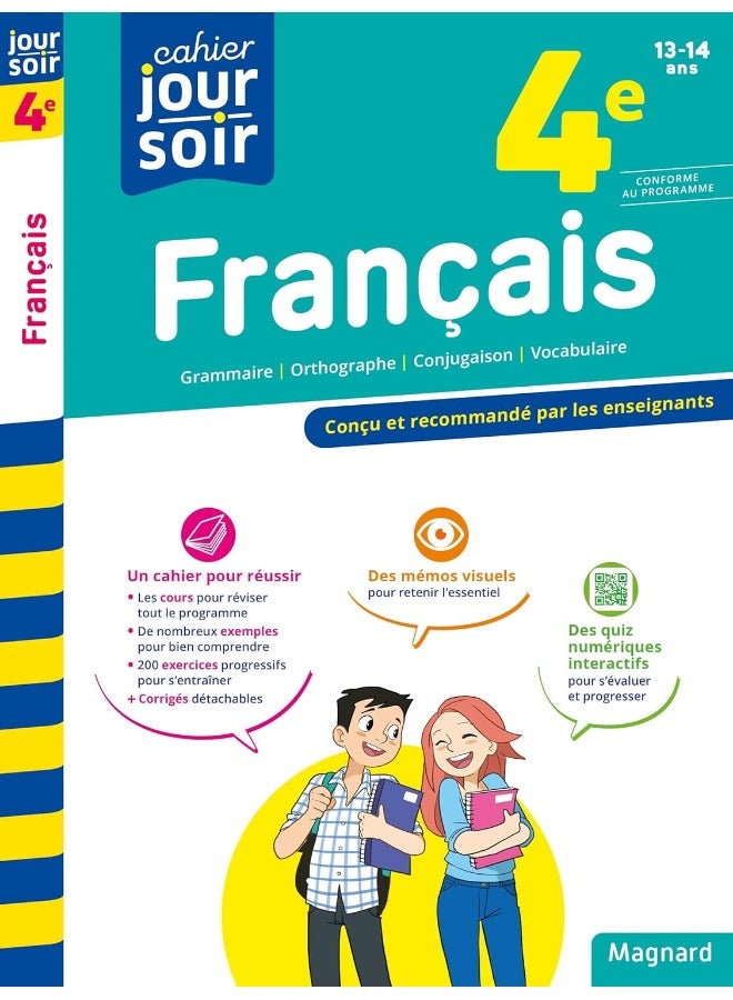 MAGNARD Français 4e - Cahier Jour Soir: Conçu et recommandé par les enseignants - Image 1