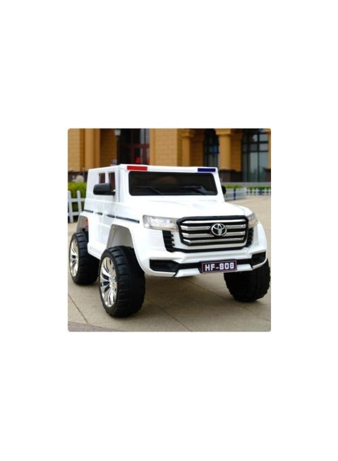 لعبة سيارة ركوب كهربائية 4 × 4 للاطفال - HF-808 (ابيض)  - Image 2
