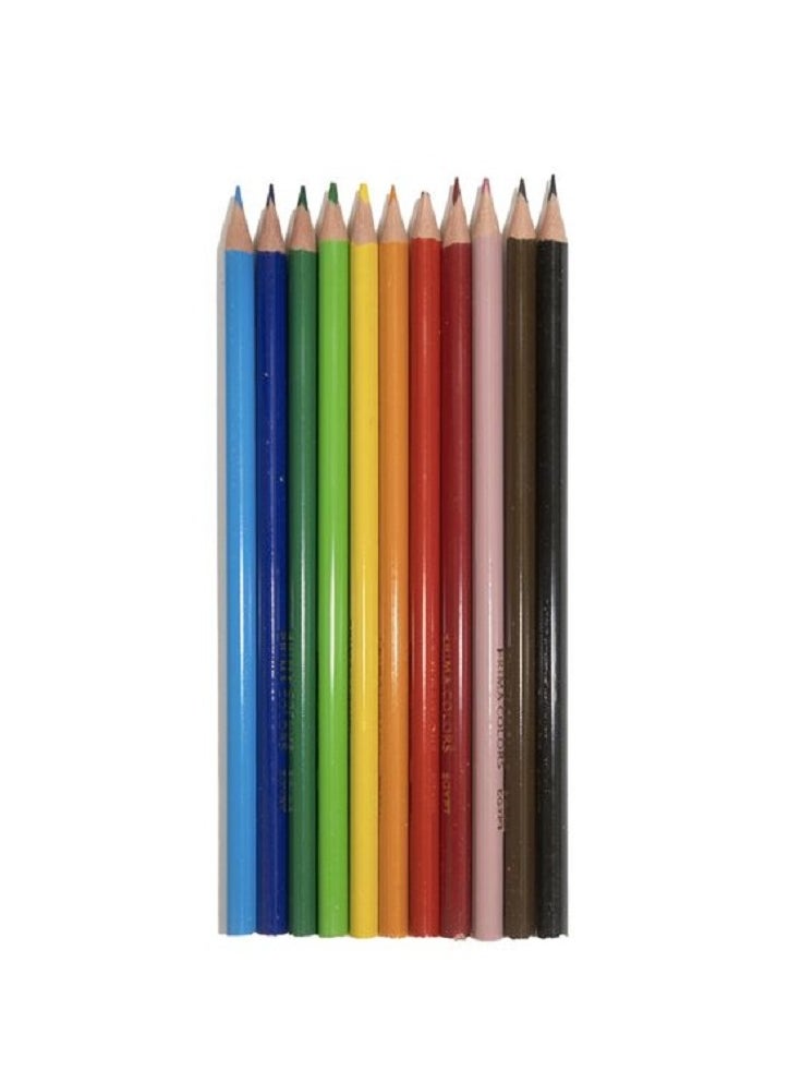 PRIMA Prima Colored Pencils - Pack of 12 Long colored pencils - multi-colored  - Image 2