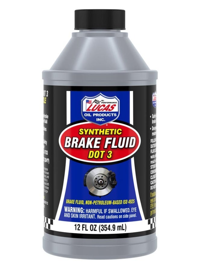 Synthetic Brake Fluid DOT 3 12 oz