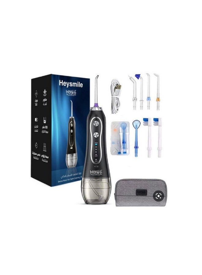 ميك اوفر22 هايسميل جهاز تنظيف الأسنان واللسان بالماء أسود 300ml-ميك اوفر22 - Image 2