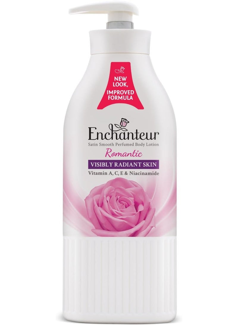 انشانتر لوشن معطر للجسم رومانتيك  500  مل و بودرة التلك المعطرة الرومانسية 125 جرام - Image 2