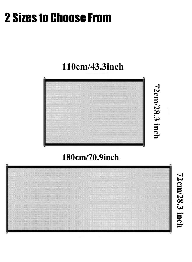 Optico Dog Gate, Mesh Pet Gate Portable Safe Guard Indoor and Outdoor Safety Gate No Drill Easy Install for Doorways, Stairs, Hallways Install Anywhere - Image 2