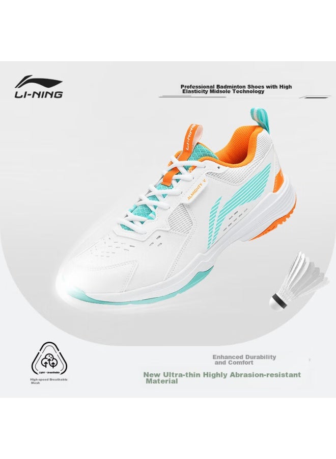 Li-Ning Badminton Shoes All-Round King V, Unisex Couple Style, Men'S Shoes, Tennis Shoes, Table Tennis Shoes, Sports Shoes, Light Pine Green, Size 41 - Image 4