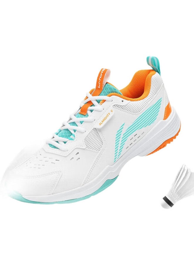 Li-Ning Badminton Shoes All-Round King V, Unisex Couple Style, Men'S Shoes, Tennis Shoes, Table Tennis Shoes, Sports Shoes, Light Pine Green, Size 41 - Image 1