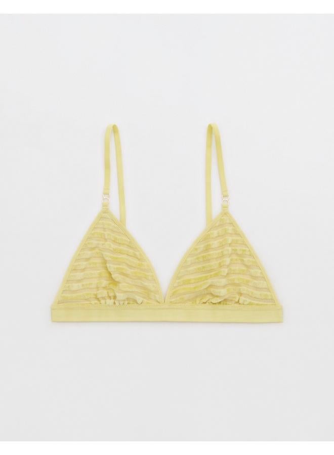 Aerie Aerie Velvet Stripe Triangle Bralette - Image 3