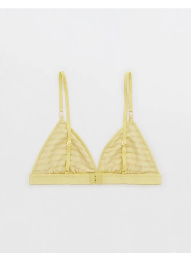 Aerie Aerie Velvet Stripe Triangle Bralette