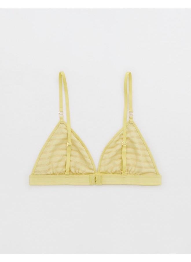 Aerie - Aerie Velvet Stripe Triangle Bralette - Image 1