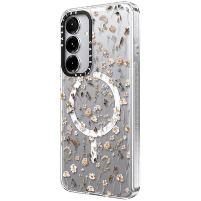 CASETIFY Magnetic Clear Galaxy S25+ Case 【Compatible with Magsafe】 - Wildflower Friday - Image 5