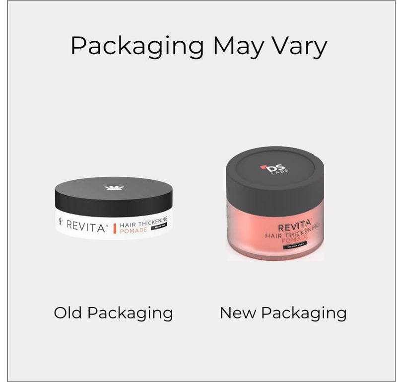 DS LABORATORIES DS Labs Revita Matte Pomade - Medium Hold Styling Cream for Thicker Looking Hair, With Biotin, Caffeine & Beeswax, Water Based, Matte Finish, No Flakes, 3.3 fl oz - Image 3