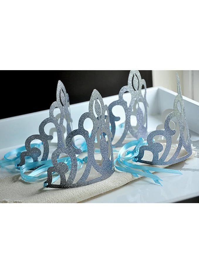 Confetti Confetti Elsa Crowns Frozen Party Favors Frozen Birthday Party Decorations Pack of 12  - Image 2