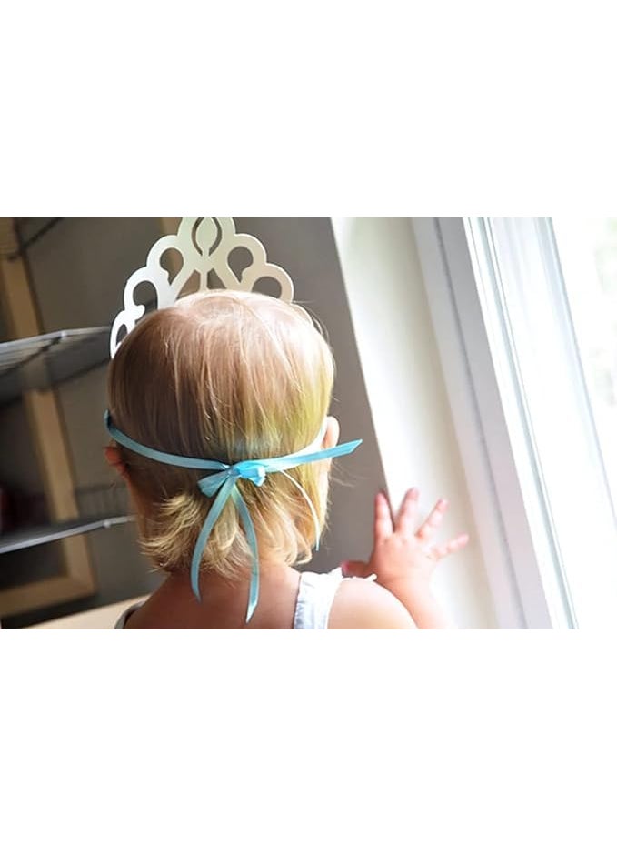 Confetti Confetti Elsa Crowns Frozen Party Favors Frozen Birthday Party Decorations Pack of 12  - Image 5