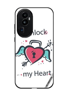 Protective Case Cover For Oppo Reno 10 Pro Plus Unlock My Heart Design Multicolour