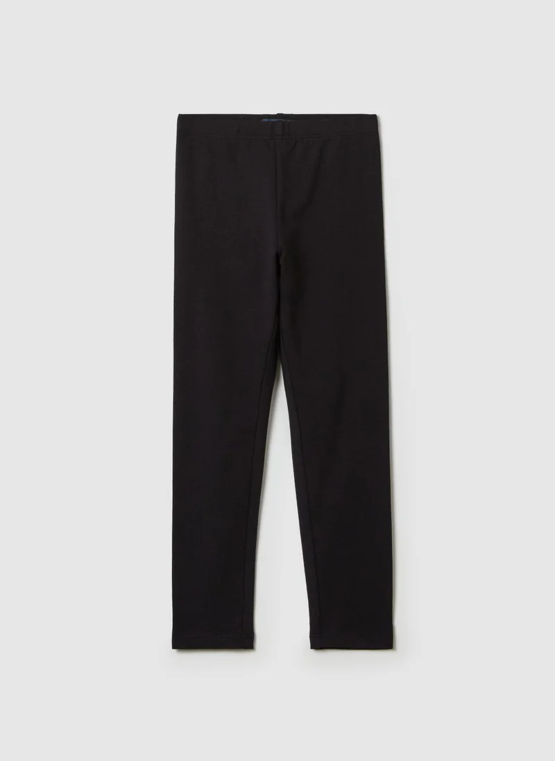 او في اس Stretch Cotton Leggings
