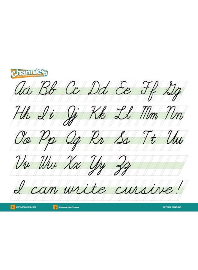 Channie's Quick & Neat Cursive Handwriting 250 pages count front and back, 8,5” x 11” - Image 3