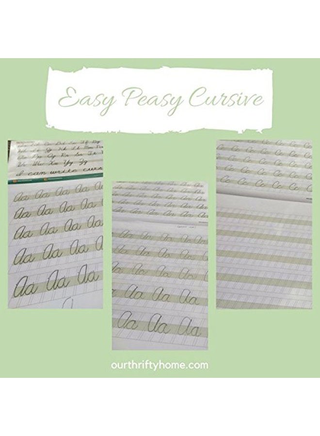 Channie's Quick & Neat Cursive Handwriting 250 pages count front and back, 8,5” x 11” - Image 2
