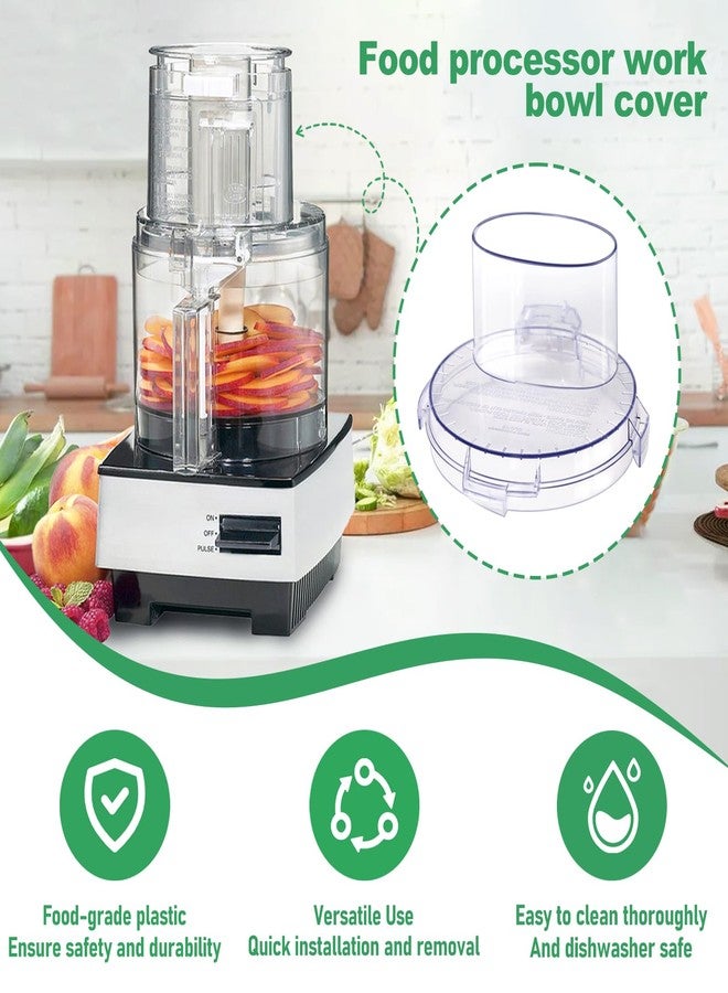 folosem غطاء وعاء العمل من سلسلة DLC-10 سعة 7 أكواب قطع غيار معالج الطعام DLC-117BGTXT-1 لترايتان كويزينارت، يتميز هذا الغطاء بـ 4 علامات على الحافة السفلية، سيعمل فقط مع وعاء عمل ترايتان. - Image 4