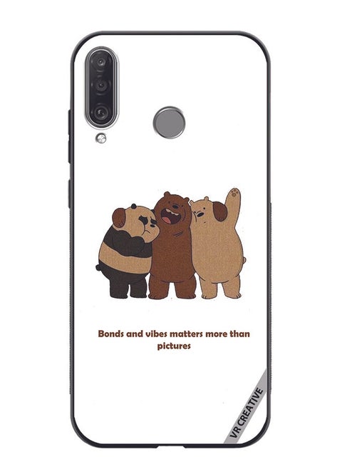 Protective Case Cover For Huawei P30 Lite Bonds And Vibes Matters More Than Pictures Design Multicolour