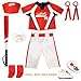 ARTST Softball Uniform Doll Outfit18 inch Doll Clothes and Accessories SetHat Baseball Clothing Bat Shoes Socks Valentines Gifts for GirlsBoys Spring TBall - Image 4