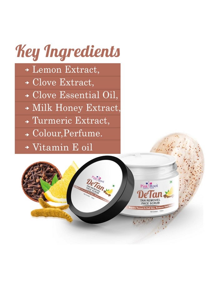 الجذر الوردي مقشر الوجه ديتان 100 مل، غني بخلاصة الليمون وزيت القرنفل، يساعد في إزالة السمرة والرؤوس السوداء ويمنحك بشرة ناعمة ونظيفة وخالية من الأوساخ - Image 3