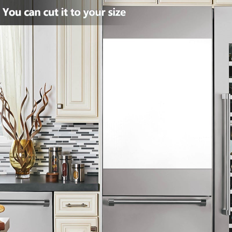Eionryn White Dishwasher Magnet Cover Magnetic Sticker Dish Washer Door Panel Cover Fridge Kitchen Appliance Magnet Decal Sheet Decor 22.8x26 inch - Image 5