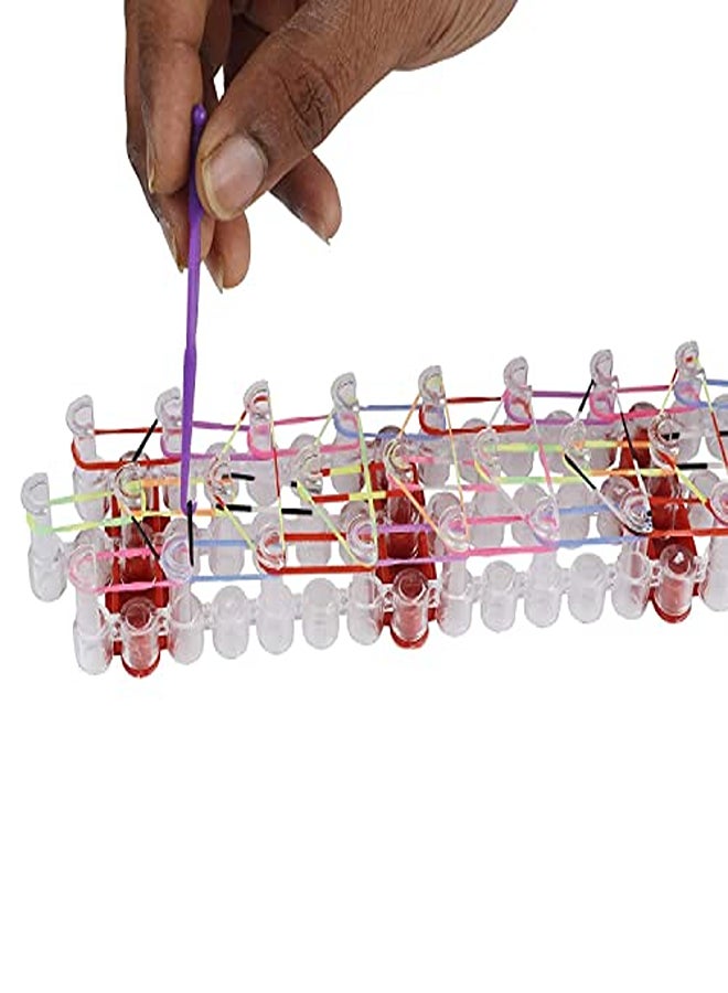 loom Band Kit with 4200 Colorful Rubber Bands for Making Bracelets, Key chains, Necklaces Etc  - Image 2
