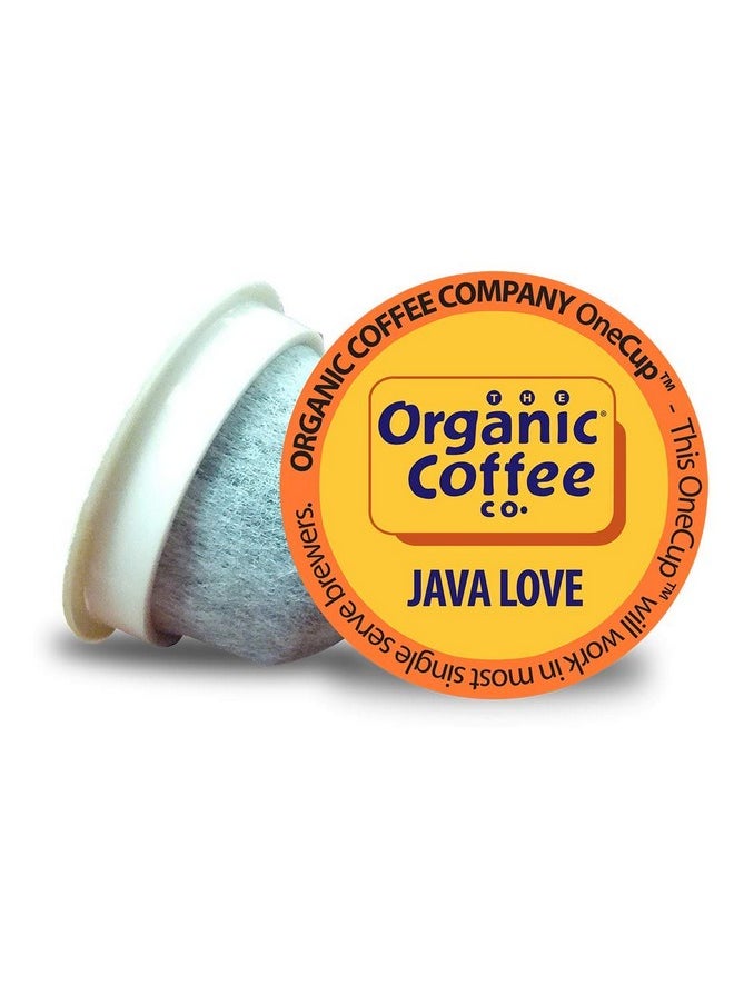 THE Organic Coffee Co. - The Organic Coffee Co. Compostable Coffee Pods - Java Love (36 Ct) K Cup Compatible including Keurig 2.0, Medium Roast, USDA Organic - Image 1