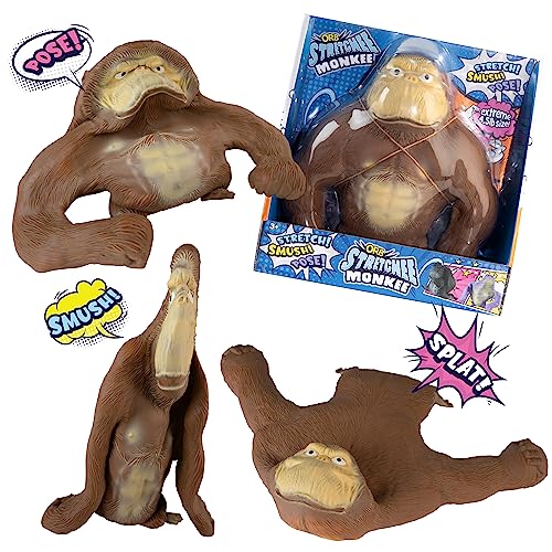 The Orb Factory ORB Original Stretchee Monkee Ultra Over 3 Pound Stretchy Monkey Funny Squishy and Perfect to Squeeze for Stress Relief Trending Collectible SensoryFidget Toy for Kids and Adults - Image 1