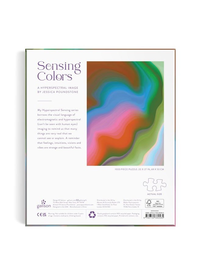 Galison Sensing Colors by Jessica Poundstone 1000 Piece Puzzle - Image 4