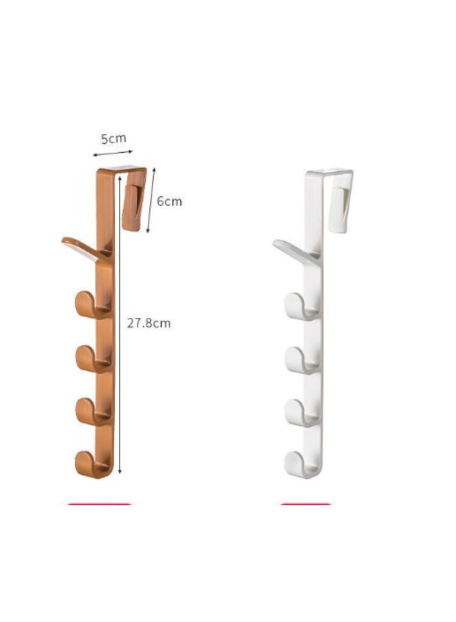 Over The Door Hooks, Metal Door Hooks for Hanging, Over The Door Purse Organizer for Door Coat Hanger, Back of Shower for Hanging Towel Rack Clothes, Hat, Bathroom, Closet - Image 4