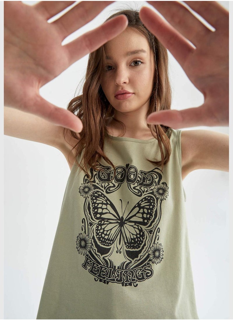 DeFacto Regular Fit Sleeveless Animal Print Vest  - Image 4