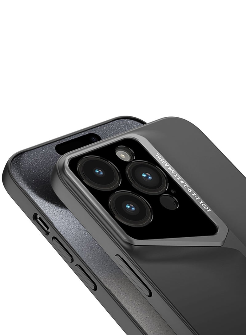 LEEKA iPhone 14 Pro Max LEEKA Ultra Slim New Sport Car Design Fiber Back Cover Luxury Camera Protection case for apple iPhone 14 Pro Max (Black) - Image 3