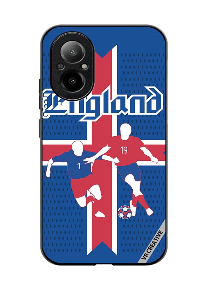 VR CREATIVE Protective Case Cover For Realme C67 4G Sports Soccer Football England Design Multicolour - Image 1