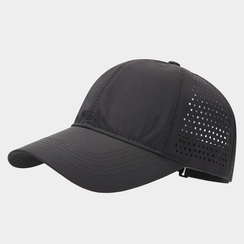 Hong Kong Style Quick-Drying Waterproof Peaked Cap Export Baseball Cap Summer Style Breathable Sunshade Baseball Cap For Men And Women - Image 1